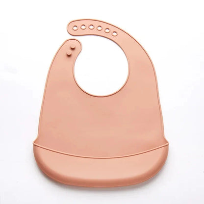 1-3pcs Baby Bib Adjustable Waterproof Bibs Babies Soft Edible Silicone Newborn Saliva Dripping Towel Drooling Scarf BPA Free