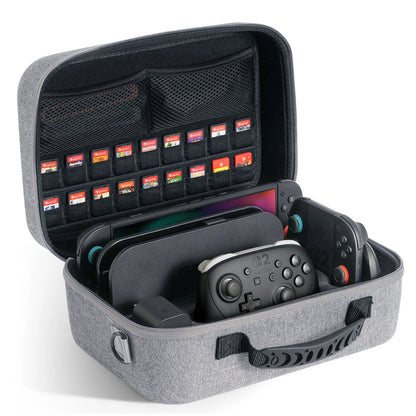 Switch 2 Travel Case Portable Storage Bag All-in-One Carrying Case Hard Shell Bag for Nintendo Switch 2 Console Game Accessories