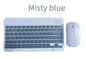 with Bluetooth Keyboard Mouse for Oukitel OT12 OT9 OT8 OT6 OT11 78Key 10inch Rechargeable Wireless Keyboard Mice Set Combo