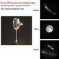 Romantic LED Starry Sky Night Light USB Powered Saturn Galaxy Projector Lamp for Car Roof Party Room Ceiling Decor Plug and Play