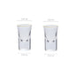 DecorBites™ Japanese Style Glass Wine Bottle & Cup Set with Wine Warmer