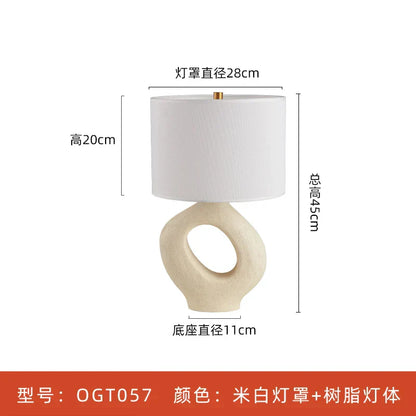 DecorBites™ Japanese Wabisabi Table Lamp E27 Living Room Bedroom Decor Lighting