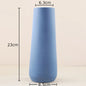 DecorBites™ Gradient Ceramic Vase Cylinder Desk Decoration Floral Vases Modern Room Decor