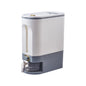 DecorBites™ Large Capacity Rice Dispenser Kitchen Grain Container Moisture Proof Cereal Storage Box