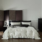 DecorBites™ Luxe 100s Egyptian Cotton Bedding Set: Sheet, Blanket, Cover, Pillowcase