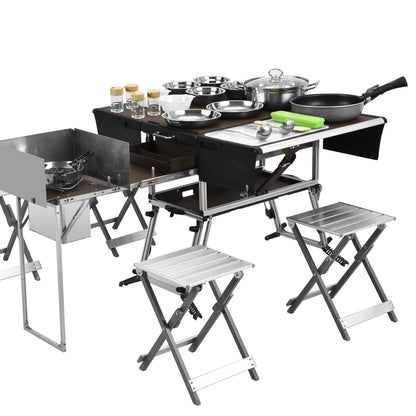 Camp Aluminum Kitchen and Rv Kitchen Bulin C650 Outdoor Equipped