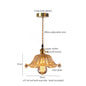 DecorBites™ Glass LED Hanging Lamp | Minimalist Copper Pendant Light