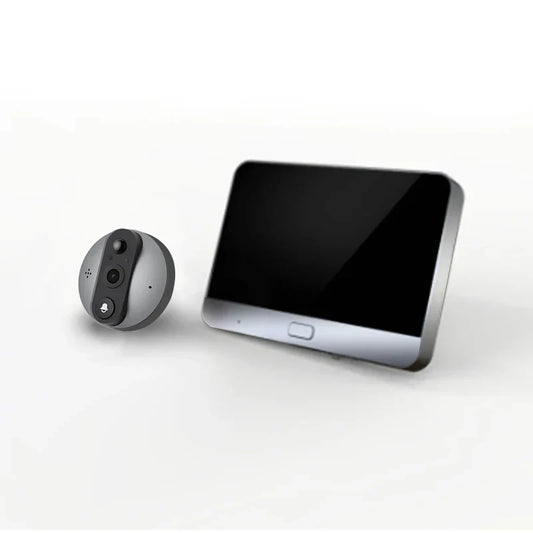 4.3 inch 2MP Tuya APP WiFi Doorbell Visual Door Peephole Video Eye Night PIR Home Security Wireless Intercom For IOS Android