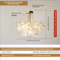 DecorBites™ Leafless Crystal Chandelier: Modern French Living Room & Bedroom Lighting