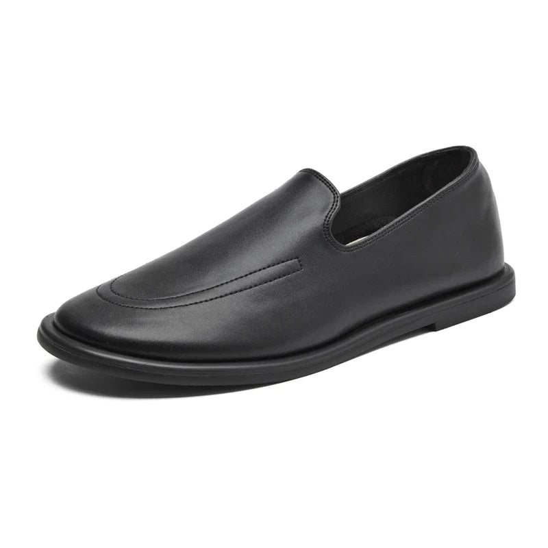 Women's Loafers Genuine Leathe 2026 Non-slip Flat Slip-on Shoes For Women Large-size Cow Suede Shallow-mouth Female Shoes