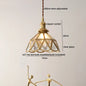 DecorBites™ Green Glass LED Pendant Lights Modern Hanging Lamp Home Decor