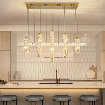 DecorBites™ LED Chandeliers for Living Room Dining Room Modern Hanging Light Fixtures