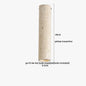 DecorBites™ Japan Style LED Ceiling Light Yellow Travertine Stone Wood Base Bedroom Luminaire