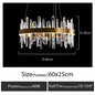 DecorBites™ K9 Luxury Pendant Chandelier: Elegant Indoor LED Lighting for Kitchen, Living Room & Bedroom.