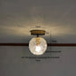 DecorBites™ Green Glass LED Ceiling Lamp for Home Living Room and Hallway Lighting