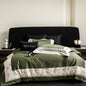 DecorBites™ Luxe Egyptian Cotton Bedding Set - Full Queen King Duvet Cover Flat Sheet Pillowcases
