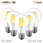 DecorBites™ LED Filament Bulb A19 6W 4500K Daylight Warm White E26 E27
