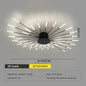 DecorBites™ LED Fireworks Chandelier: Modern Ceiling Lamp for Home Decor, Black Kitchen Lighting Fixtures