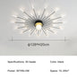 DecorBites™ LED Fireworks Chandelier: Modern Ceiling Lamp for Home Decor, Black Kitchen Lighting Fixtures