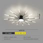 DecorBites™ LED Fireworks Chandelier: Modern Ceiling Lamp for Home Decor, Black Kitchen Lighting Fixtures