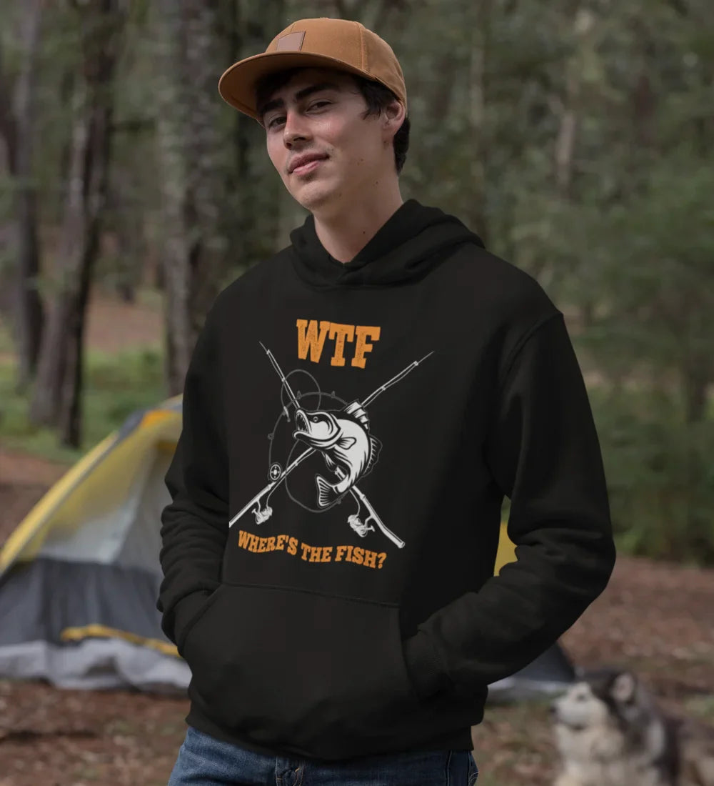 WTF Where's The Fish Unisex Hoodie