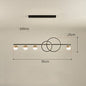 Rectangular Table Lamp Creative New Dining Room Bar Simple Modern Chandelier