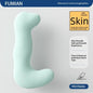 Long Body Pillow for Side Sleepers – Removable Washable Cover, Hollow Fiber Fill