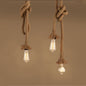 Coffee Shop Bar Hemp Rope Pendant Lamp