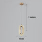 Light Luxury Postmodern Extremely Simple Head Small Chandelier