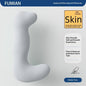 Long Body Pillow for Side Sleepers – Removable Washable Cover, Hollow Fiber Fill