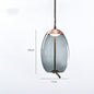 Modern Restaurant Bar Model Room Window Decoration Twine Glass Chandelier