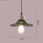 Nordic Minimalist Glass Chandelier Old Shanghai Retro