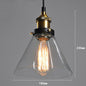 Nordic Retro Minimalist Glass Dining Room Chandelier