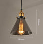 Nordic Retro Minimalist Glass Dining Room Chandelier
