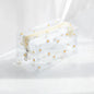 Transparent Flower Print Pencil Case For Students Classic Stationery Case Large Capacity Pencil Bag